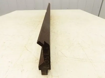 Press Brake Gooseneck Punch Die 46-3/4" L 90° V 1/4" Finger 3-5/8" H Safety Tang