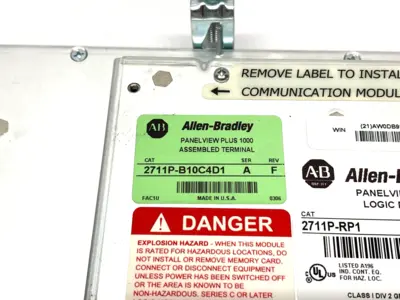 Used Allen-Bradley Ser. A Panelview Plus 1000 Touch HMI Interface Rev. F Automation Control (HMI) Michigan US | Maverick Industrial Sales #1397150