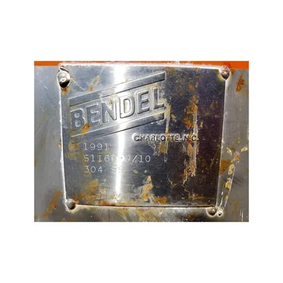 Used Bendel 2,000 Liter (550 Gallon) Stainless Steel Liquid Mix Tank w/ Agitator