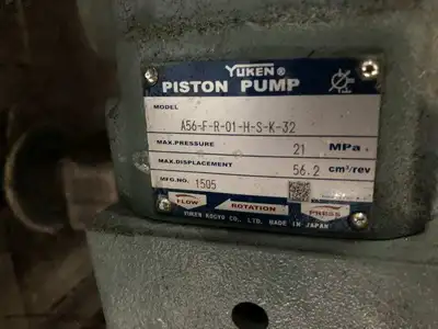 15/5HP Hydraulic Power Unit w/ Counter Balance 1730/1740RPM 65gal 575V 3PH