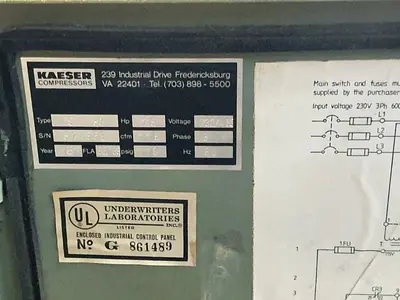 Used 1987 KAESER COMPRESSORS AS 30 Miscellaneous MRO Ohio US | HGR 24 #1287333