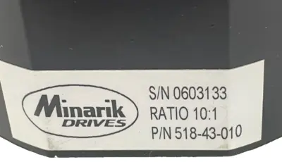 NEW MINARIK DRIVES 518-43-010 GEARHEAD RATIO 10:1 51843010