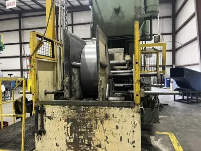 15,000 LB x 36" x .312" COE Coil Cradle Straightener Feeder Space Saver Servo Feed Line