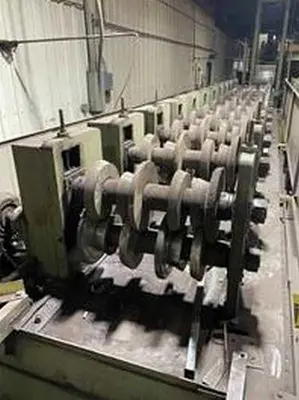 30" x 4" 12 Stand Bradbury Rollforming Line