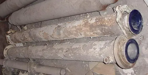 Glass Lined, jacketed Pipe, 3" dia. x 6' long.
