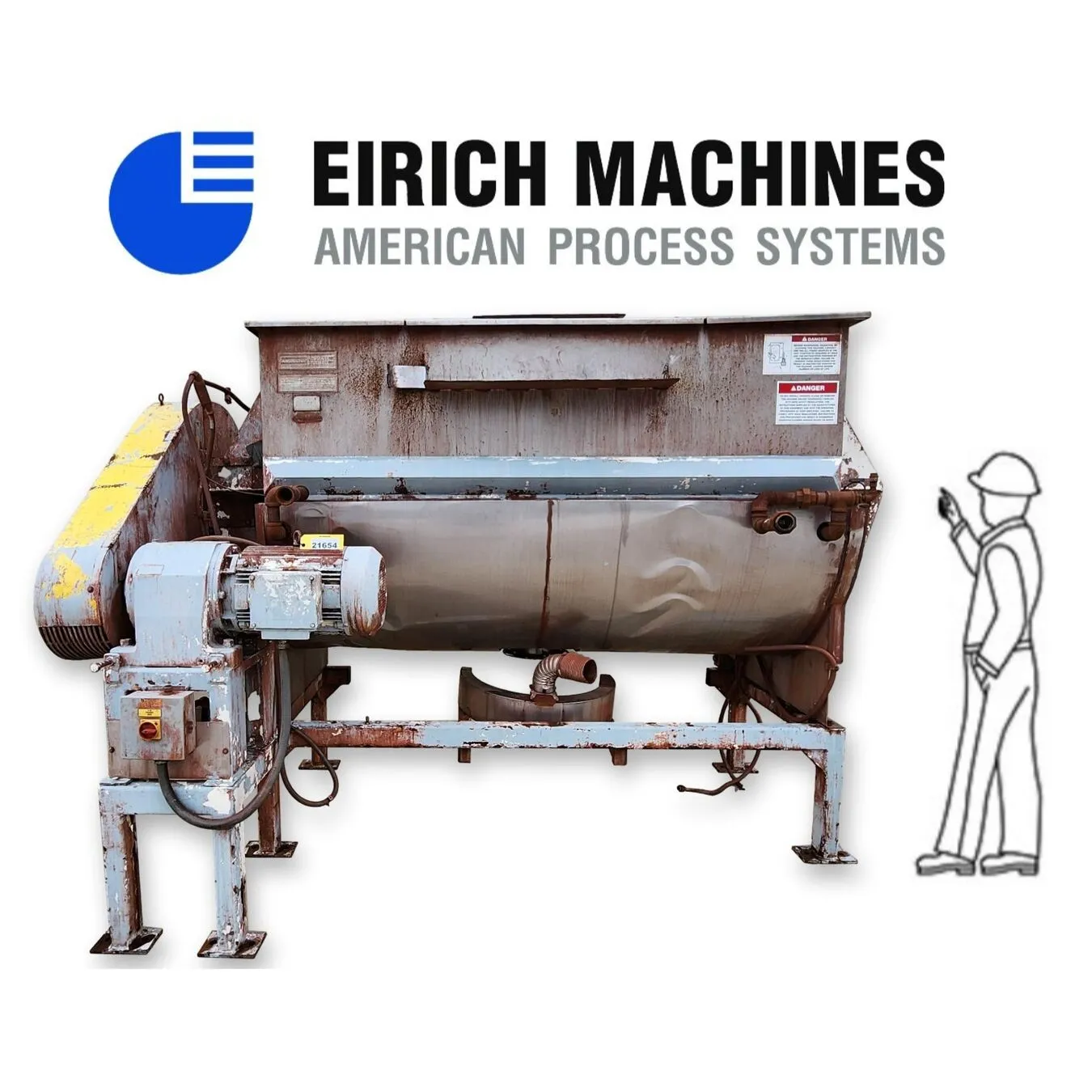 Used AMERICAN PROCESS SYSTEMS DRB-100 Ribbon Blenders West Virginia US | JM Industrial #1310914