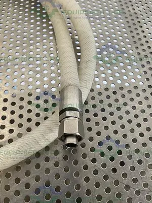 USED SAINT GOBAIN STHT-W-0500 72" SILICONE HOSE W/ 3/4" NPT FITTING