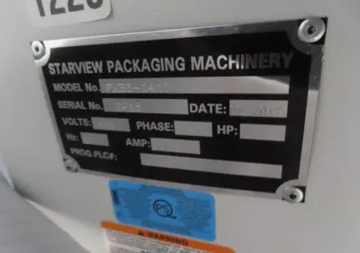 STARVIEW PACKAGING FAB 8-1418 Used Blister Sealers | PlastiMach Corp (4)