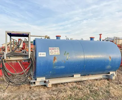Used AFTERMARKET SKID-MOUNTED DIESEL FUEL TANK Stationary Fuel Tanks Pennsylvania US | East West Machinery & Drilling #1417818