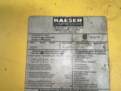 Used KAESER KRD250 Refrigerated Air Compressor Dryers Ohio US | HGR 24 #1453603