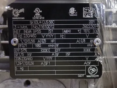 Nord .25 Hp Gear Drive