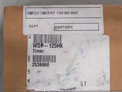 Switch Timer Kit WDP-125HK, 115V, 80S, P/N 2536960
