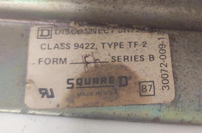 USED SQUARE D H-200-SV