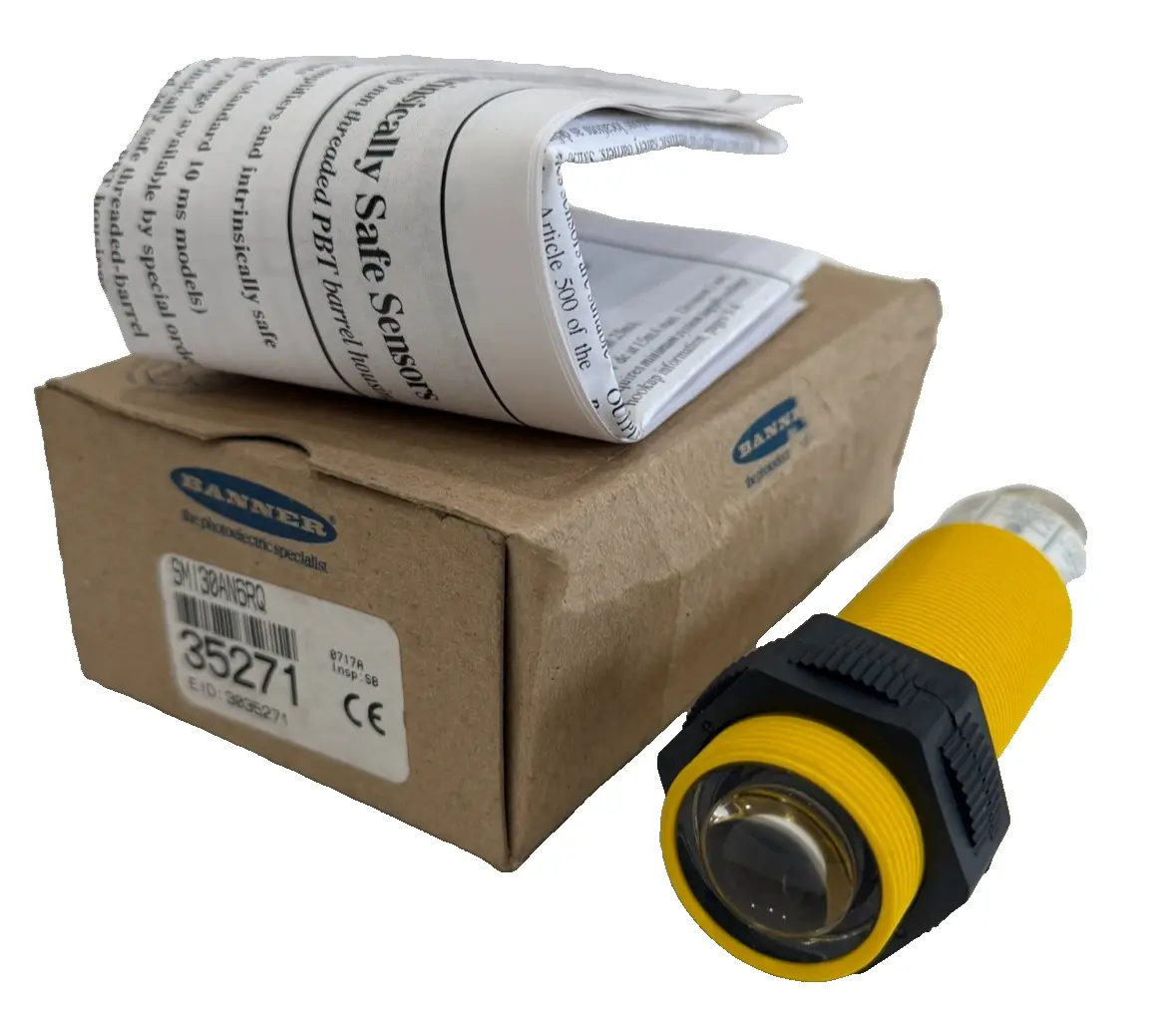 NEW BANNER ENGINERING SMI30AN6RQ PHOTOELECTRIC SENSOR 35271