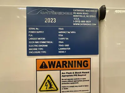 Used 2023 CATBRIDGE 324 Laminators Pennsylvania US | Global Equipment International, LLC #185190