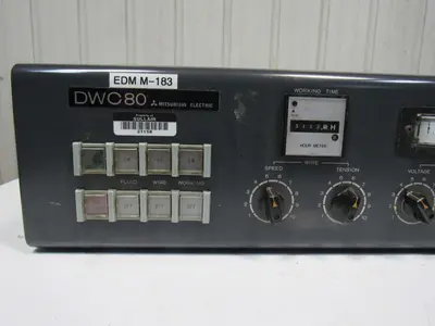 Mitsubishi DWC-80 Wire EDM Machine Set Up Control Panel HMI