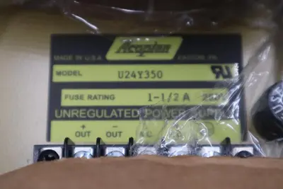 NEW OPEN BOX ACOPIAN U24Y350 250V 1-1/2A POWER SUPPLY STOCK G485A