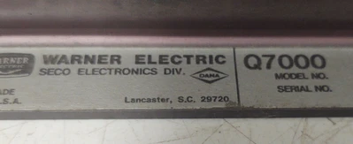 USED Warner Electric Q7002