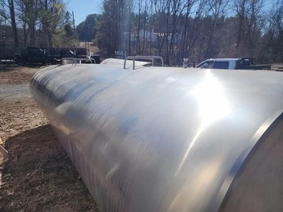 4000  Gallon De Laval  Stainless Steel Jacketed Horizontal Storage Tank