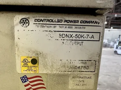 USED CONTROLLED POWER 8DNX-50K-7-A