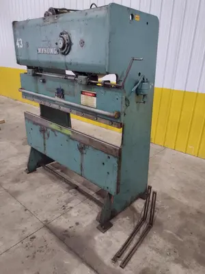 25 TON X 6' WYSONG MODEL #2572 MECHANICAL PRESS BRAKE: STOCK #23464