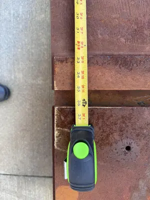 63" X 240" X 6" T-SLOTTED FLOOR PLATE. STOCK # 1002625