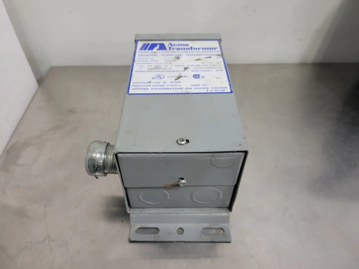 USED ACME TRANSFORMER T-1-8105
