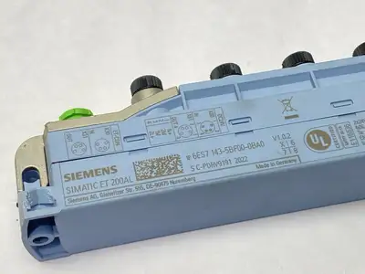 USED SIEMENS DIGITAL INPUT/OUTPUT MODULE DIQ 4+DQ 4X24VDC/0.5A 8XM8