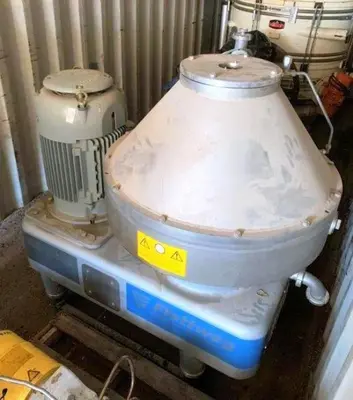 Flottweg AC 2000-430 vegetable oil purifier, 316SS.