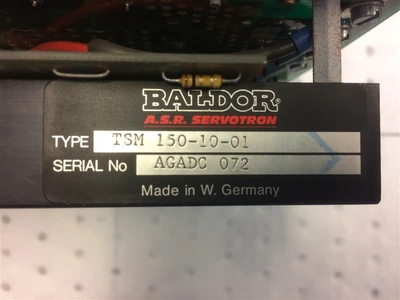 USED BALDOR TSM 150-10-01-