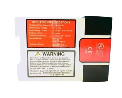 Banner ES-FA-9A 52404 Emergency Stop Switch [New]