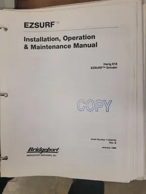 BRIDGEPORT MACHINES Harig 618 EZ Surf Surface Grinders | MD Equipment Services LLC (35)