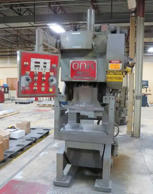 Used 1984 OAK FP1-A Fin Presses Ohio US | D & H Machinery, Inc. #220239
