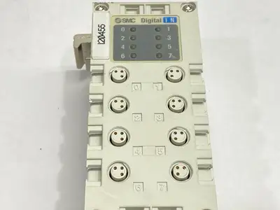 EX600-DXPC | SMC  Pneumatic Serial Interface Unit Input/Output 8x Female M8 3-Pin