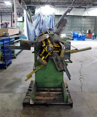 2,500 Lb. (est.) x 18″ AMERICAN STEEL LINE Driven Single Uncoiler