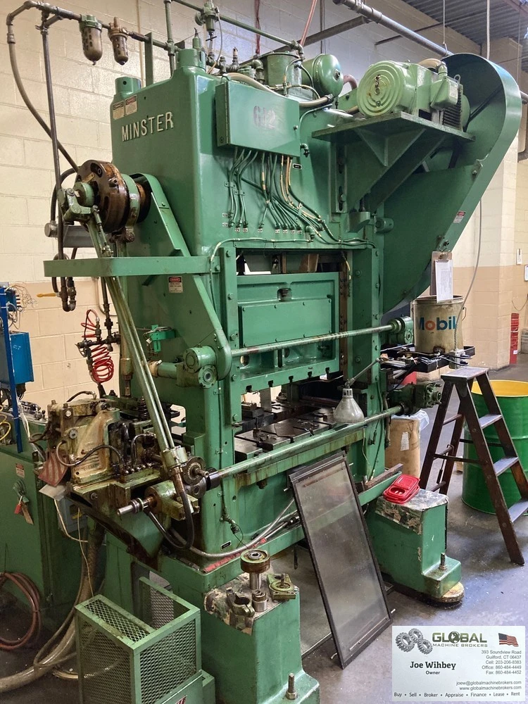 Minster P2-60-36 Piecemaker Straight Side Press 2" Stroke Littell Push Pull Feed