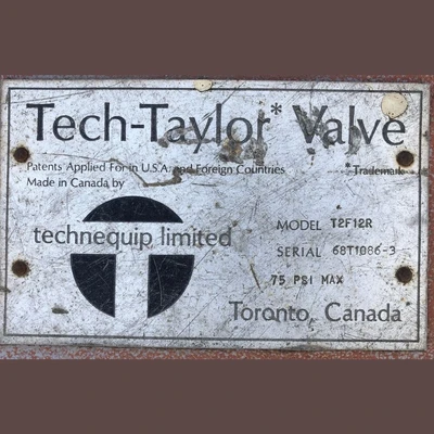 Tech-Taylor 12 in. Ball-Check Valve