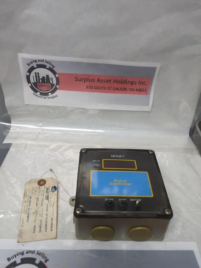 Used SIGNET 3-9520-1 Industrial Controls Ohio US | Surplus Asset Holdings #1244183
