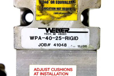 Welker WPA-40-25-RIGID Shot Pin w/ WCP-002 Cylinder, 63mm Bore, 25mm Stroke