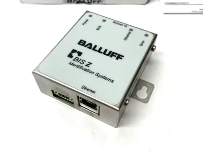 New | in-Stock Balluff Ethernet HF Communication Module, (13.56 MHz) BIS Z-GW-001-TCP PLC Input & Output Michigan US | Maverick Industrial Sales #1401993