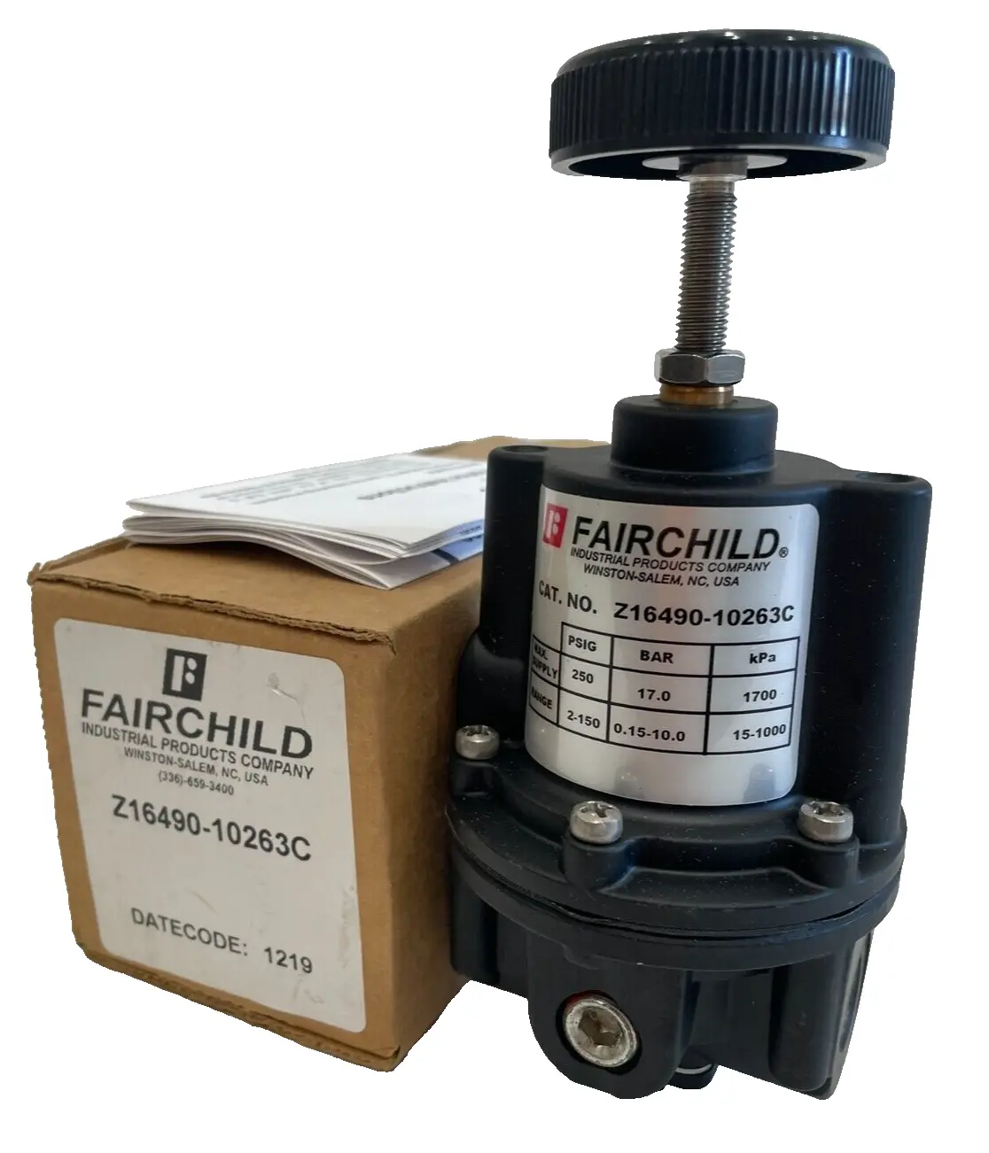 NEW FAIRCHILD Z16490-10263C PRESSURE REGULATOR Z1649010263C