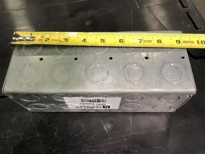 9x4" High Voltage Pre-Ganged Masonry Box