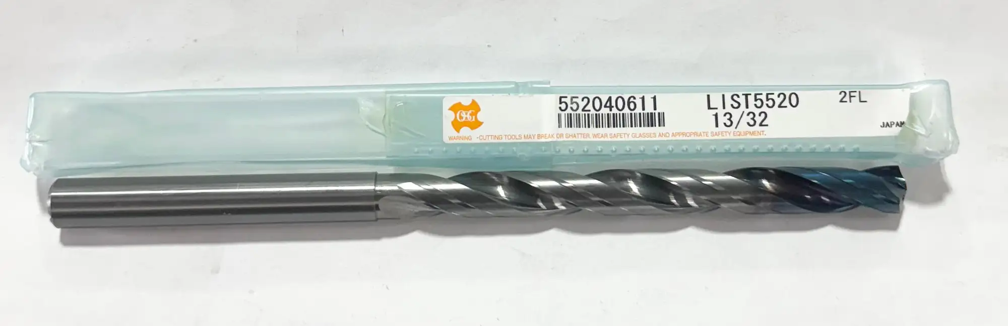 OSG 10.32mm Solid Cabide Drill 8xD Coolant Thru 2 Flute WD Coating