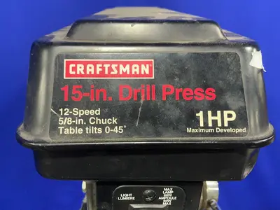 Used CRAFTSMAN 137.22150 Heavy Duty & Sensitive Single Spindle Drills Ohio US | HGR 24 #1280583