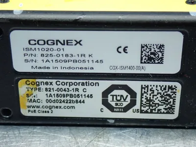 Used COGNEX 82501831RK / ISM102001 Camera Systems Ohio US | HGR 24 #728151