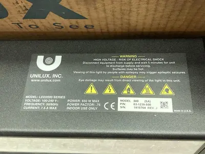 New | in-Stock UNILUX 03-1239-500 Stroboscopes Ohio US | Surplus Asset Holdings #1518727