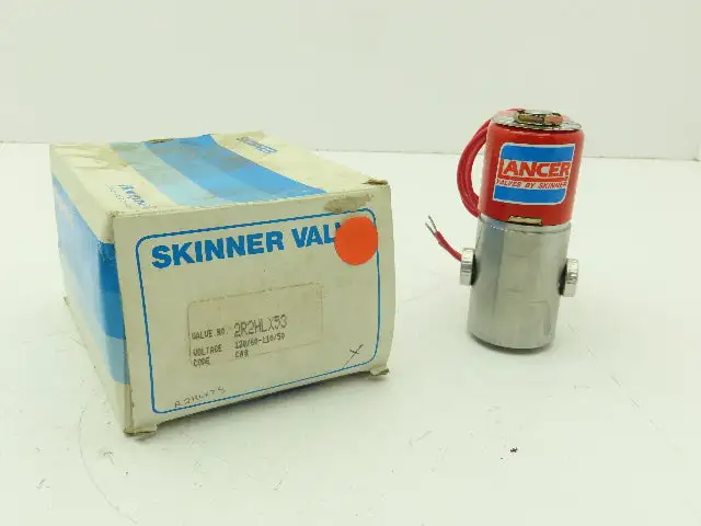 Honeywell Skinner 2R2HLX53 Solenoid Valve 2-Way NC 120V 1250 PSI 1/4" NPT