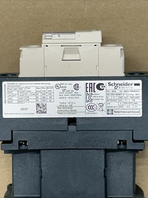 NEW Schneider LC1D25