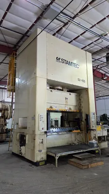 1999 STAMTEC 440 TON SSDC PRESS Straight Side, Double Crank (Single Action) Presses | Timco, Inc. (6)