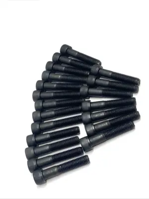 M12 x 1.75 | Hex Head Bolt 2.25" Length (57mm) Metric Steel Fastener LOT OF 20 - New